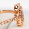 0.35ct Natural Brilliant Diamonds 18k Gold Engagement Ring - 10US04